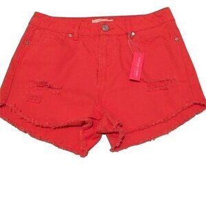 Refuge Vintage Cheeky Shorts Coral Size 6 NEW